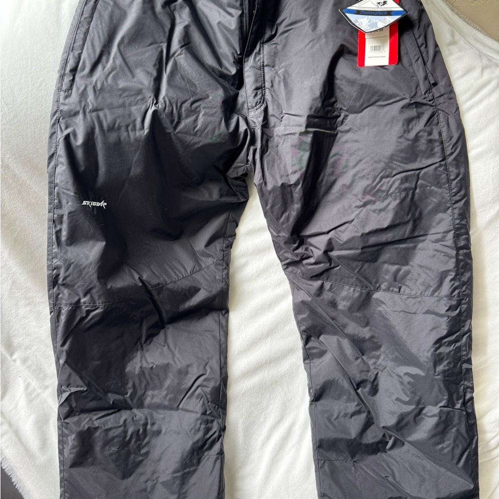 Men's Ski Gear Black Outdoor snow pants Pants size XL